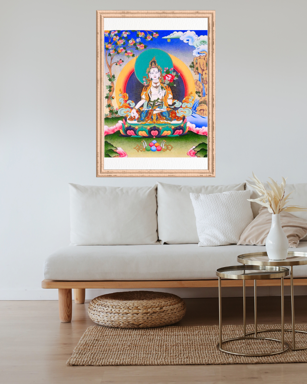 whitetara_onwall_thangkaproject