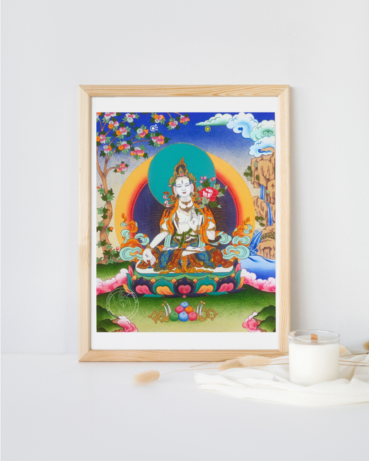 whitetara_gicleeprint_thangkaproject